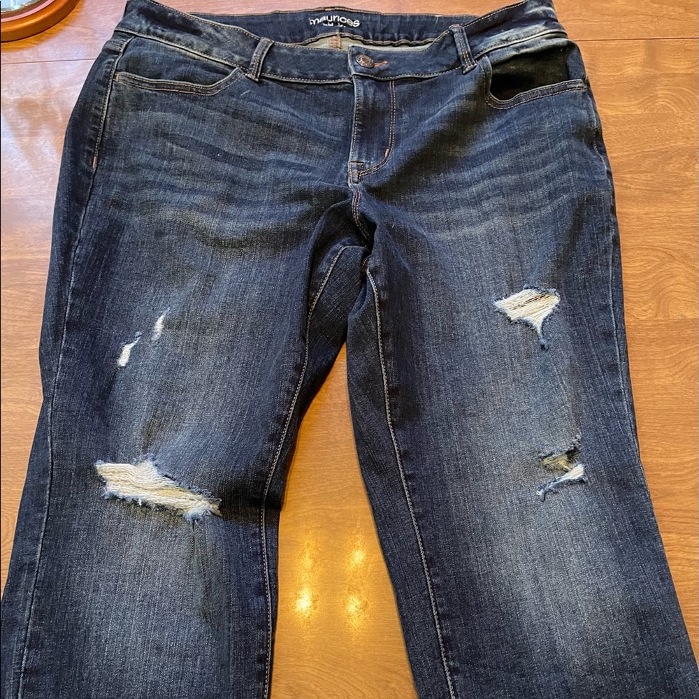 Maurice’s mid rise jeans 16w short